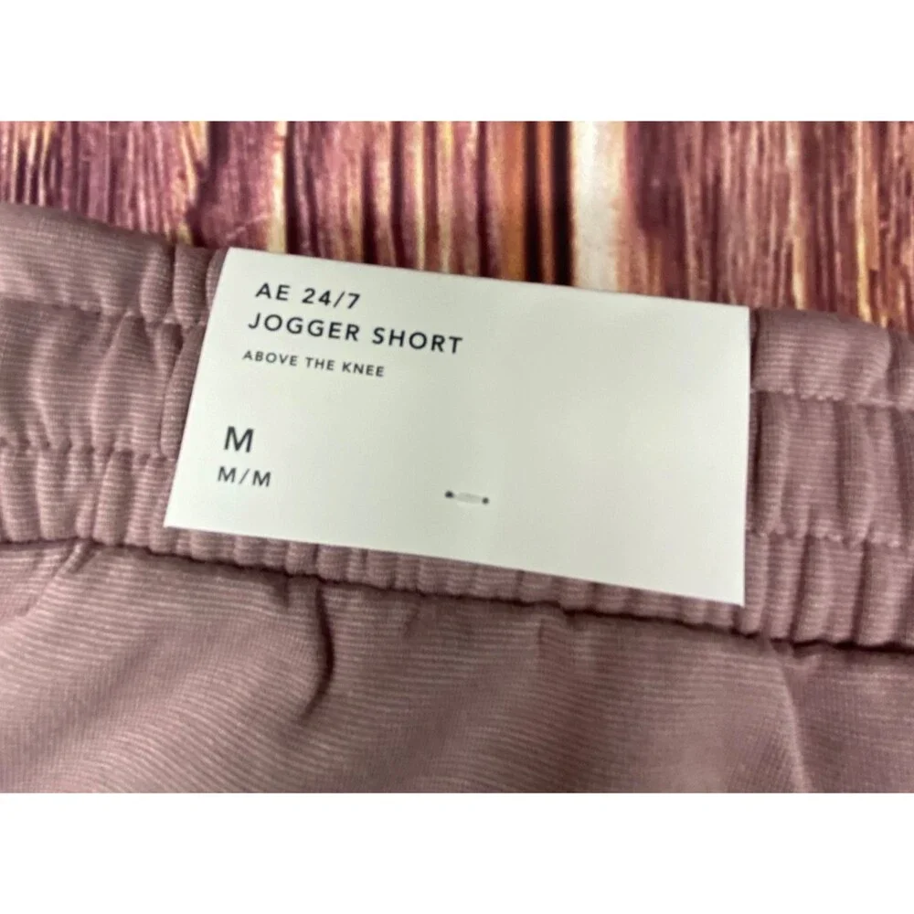 American Eagle Men's Jogger Shorts Toasted Mauve Above Knee Size M NWT - Picture 11 of 16